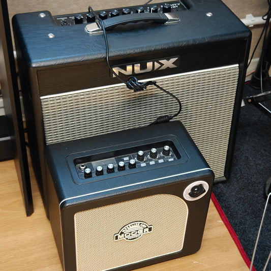 The NUX and Mooer amp for rent